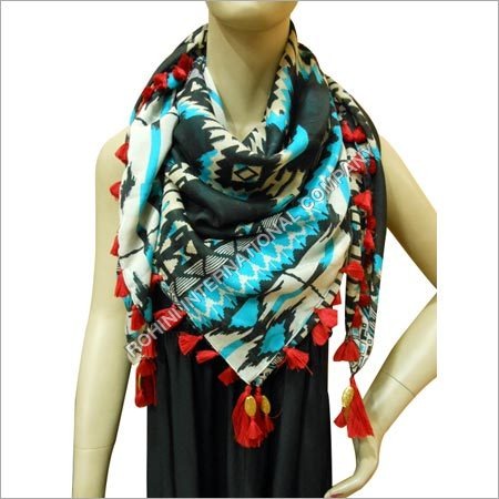 Printed Square Scarf