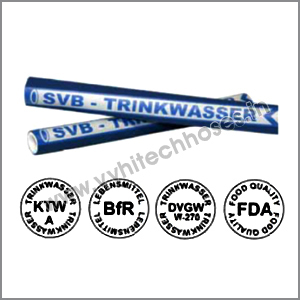 Chemical Hose - Plastomer Inliner, 13-50mm, Blue EPDM Cover | Flexible Rubber, Potable Water, Chemical Resistant, Food Industry Use