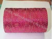 Color Dotted Aluminum Bangles