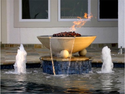 Fire Geyser Fountain