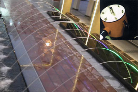 Popup Jumping Jet Fountain