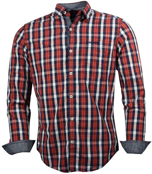 Red - Blue Check Shirt