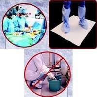 Blood And Surgical Fluid Absorbent Floor Pads - Cotton, Multiple Sizes Available | Non-skid Backing, Low Linting, Lightweight Design