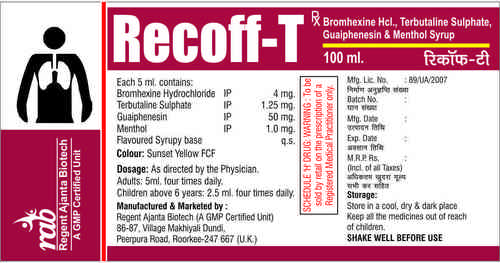RECOFF-T SYRUP