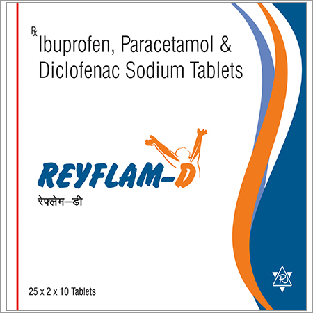 Ibuprofen, Paracetamol & Diclofenac Sodium Tablets
