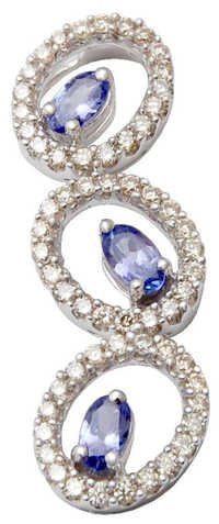 Cystal saphire round charm Pendant Necklace,  Cystal saphire round charm Pendant Necklace