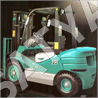 Diesel Operated Forklift Truck On Rent