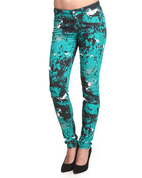 Green Printed Pant