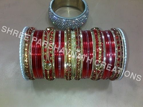 Red Color Designer Bangles Sets