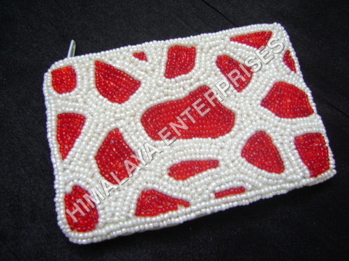 BEADED COIN PURSE