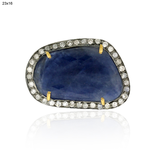 Diamond Gemstone 18k Gold Finding Jewelry