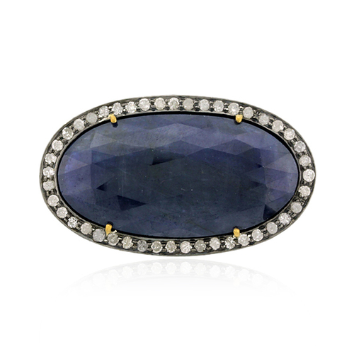 Diamond Gemstone 18k Gold Finding