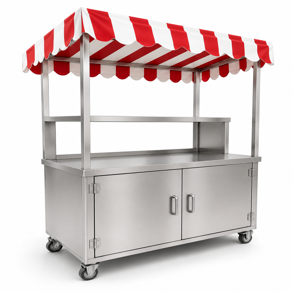 Panipuri Counter - Height: 7-8 Foot (ft)