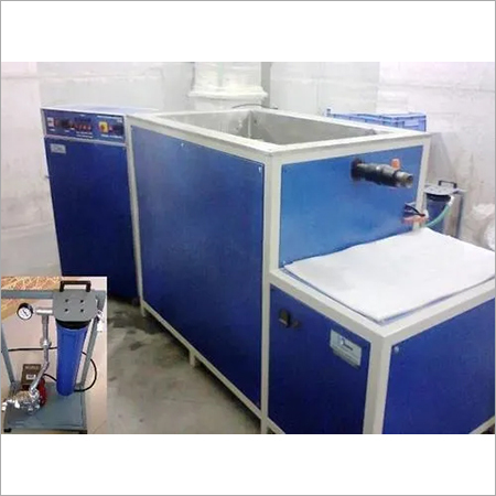 Blue Industrial Ultrasonic Cleaner System