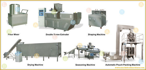 Cheetos Crunchy Corn Twisted Puffs Snacks Food Production Line