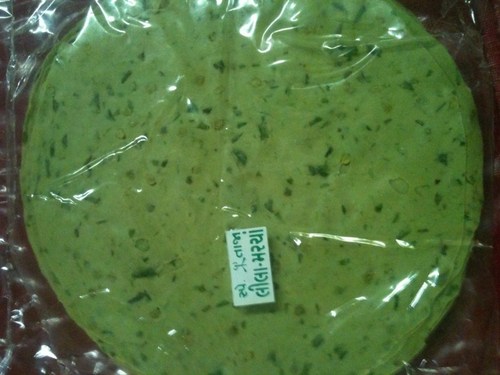 Green chilli papad
