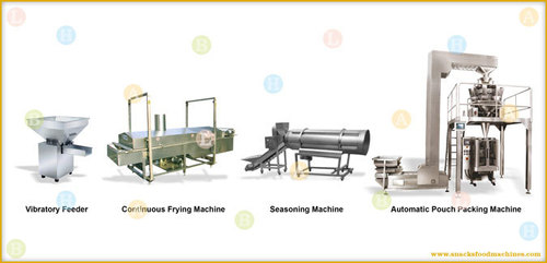 Extruded Fried Snacks Pellet Snacks Food Production Line ( Advance )