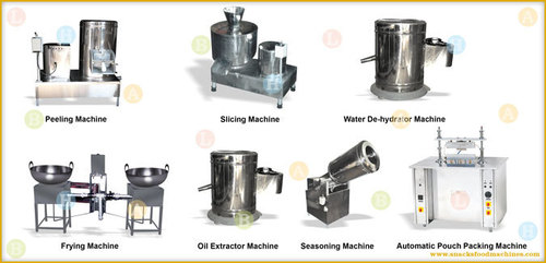 Fresh Potato Wavy Chips Snacks Food Production Line
