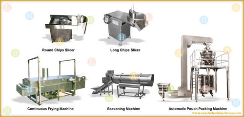 Fresh Tapioca Chips Snacks Food Production Line (Advance )
