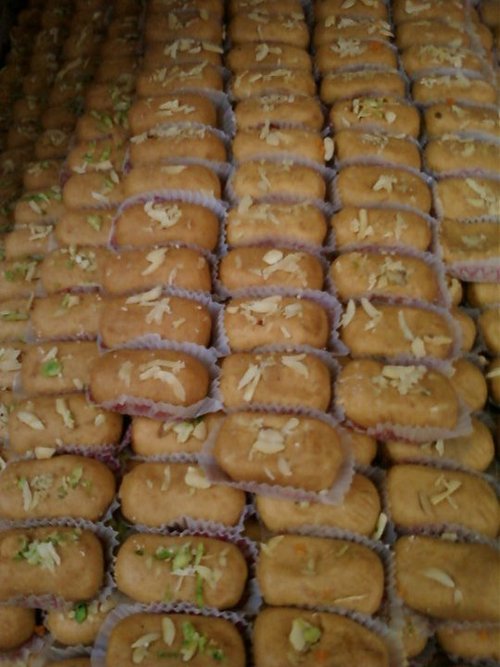 Moong Dal Sweets - Moong Dal Dairy Sugar & Jaggery Light Brown Varied Sizes | Kesar Flavored Delicious Taste Elegant Look