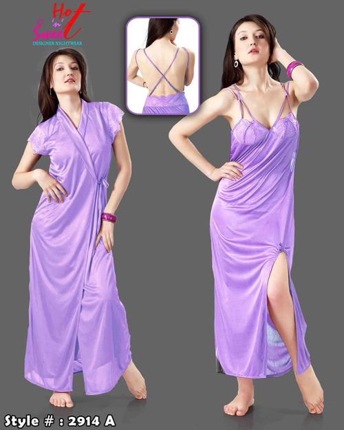 Purple Two Piece Nighty 2914 A