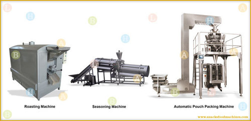 Roasted Cashsew nut Snacks Food Production Line