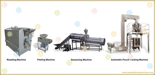 Roasted Peanut Snacks Food Production Line