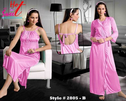 Pink Two Piece Nighty 2805 B