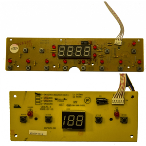 Display - PCB Material, 10x5 cm, 12V | LED Digital Display, Multiple Connectors, Precise Control, Durable Design