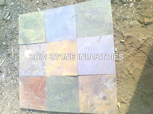 Multicolor Slate Floor Tiles