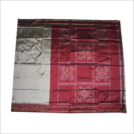 Silk Sarees - Pure Silk, 5.5 Yards, Red | Soft Texture, Elegant Design, Ikat Weave, Handcrafted Quality