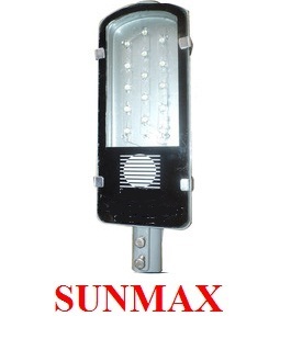 LED AC Street Light - Aluminum 500x200x100mm Black, 50-200W, IP65, Dusk-to-Dawn, Brightness Control