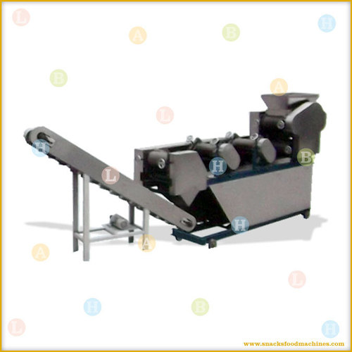 Compound Roller Pressing & Cutting Machine for Fried Flour Snacks