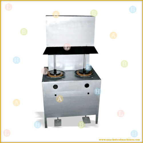 Automatic Roasting Machine for Khakhra - Stainless Steel, Customizable Size | Digital Control, Automates Roasting, Moisture Reduction, Durable Design