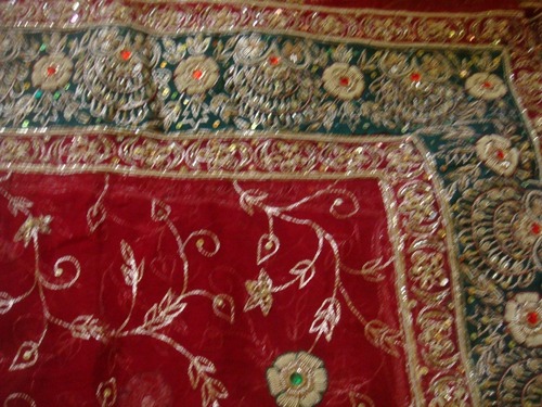 Bridal Suits - Velvet Silk, 55 Inches, Red | Hand-Embroidered, Elegant Design, Comfortable Wear