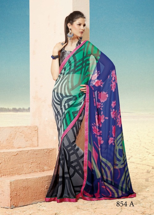 Double Shaded Saree