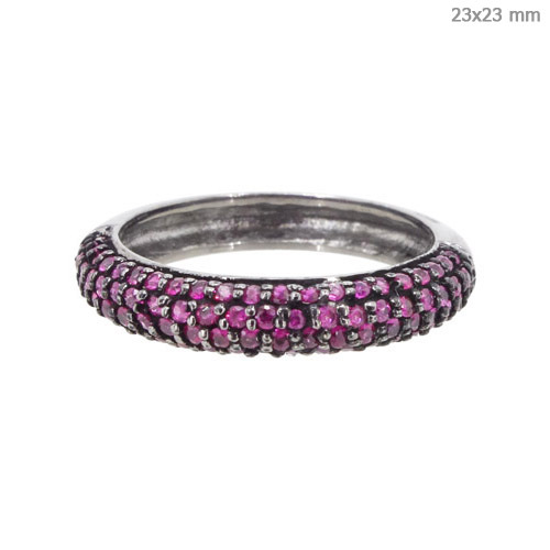 Silver Ruby Ring