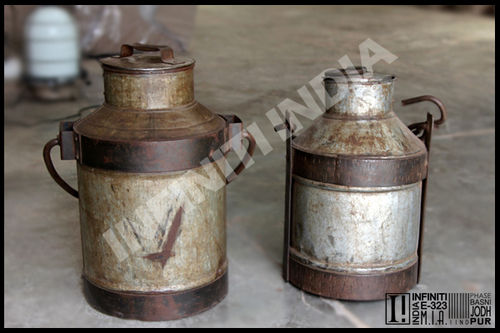 Handmade Antique Milk Can
