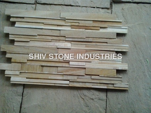 Teakwood Sandstone Wall Panel