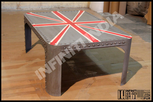 Steel Vintage Metal Coffee Table