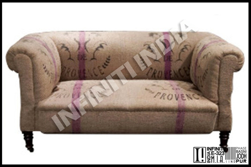 Fabric Grain Sack Sofa