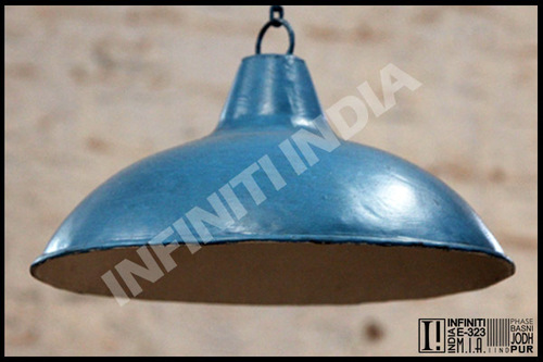 Polished Vintage Factory Lamp Shade