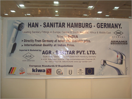 Banner With International Certified Standards