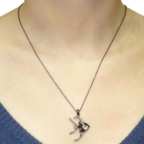 Pave Diamond Pendant Jewelry