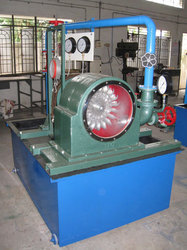 Pelton Wheel Turbine Test 5HP output 15HP Supply Pump