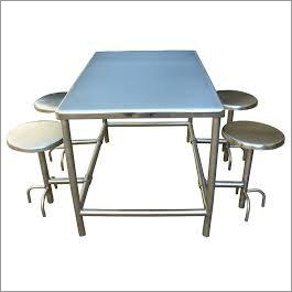 SS Dining Table 4 Seater