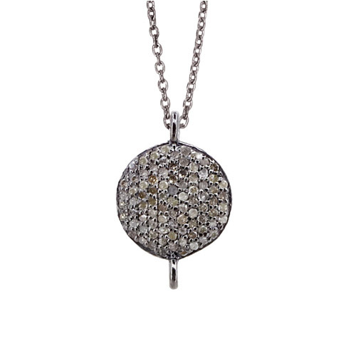 Pave Diamond Charms Pendant Jewelry