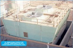 Timber Crossflow Type Cooling Tower