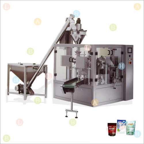 Automatic Horizontal Rotray Pick, Fill & Seal Pouch Packing Machine with Auger Filler