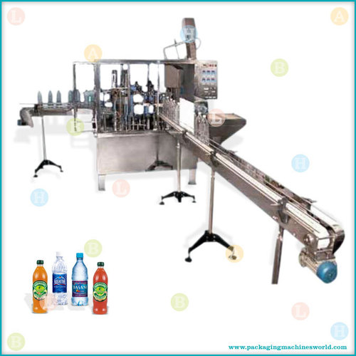 Automatic Economical Rotary  Bottle Rinsing, Filling and Cap Sealing Line with Gravity Filler 